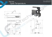 Cycle temperature test loop